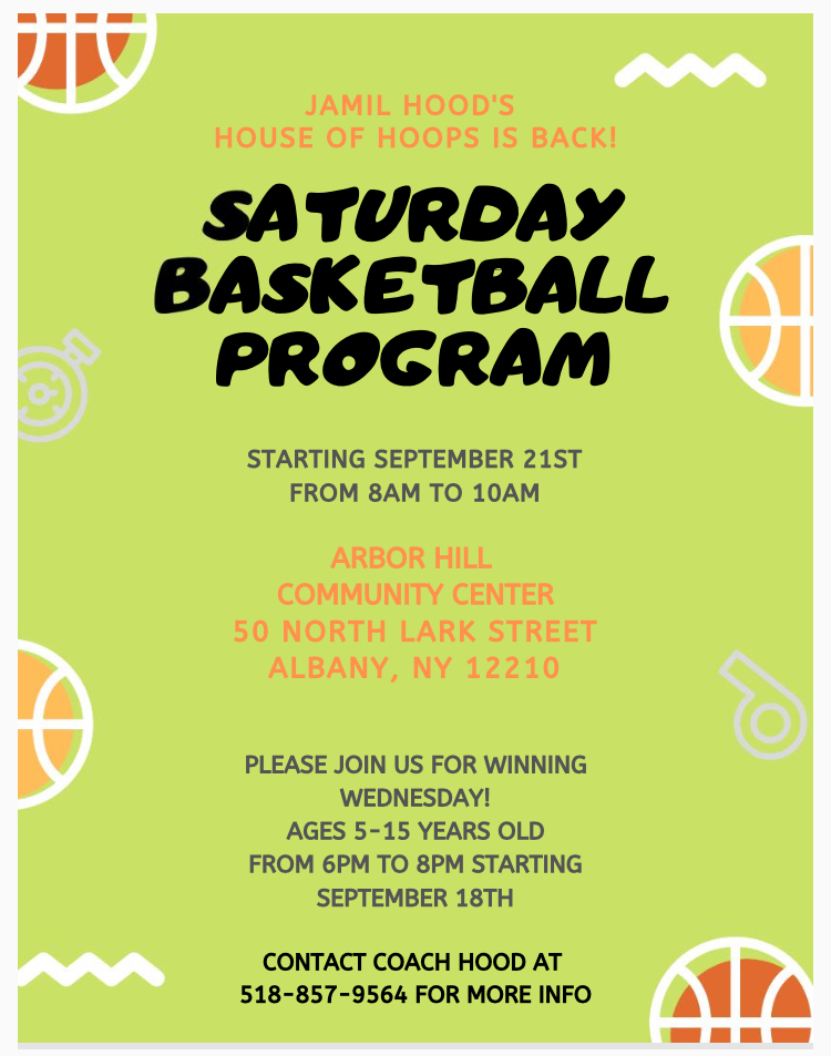 Saturday Basketball Program - Hoods House of Hoops